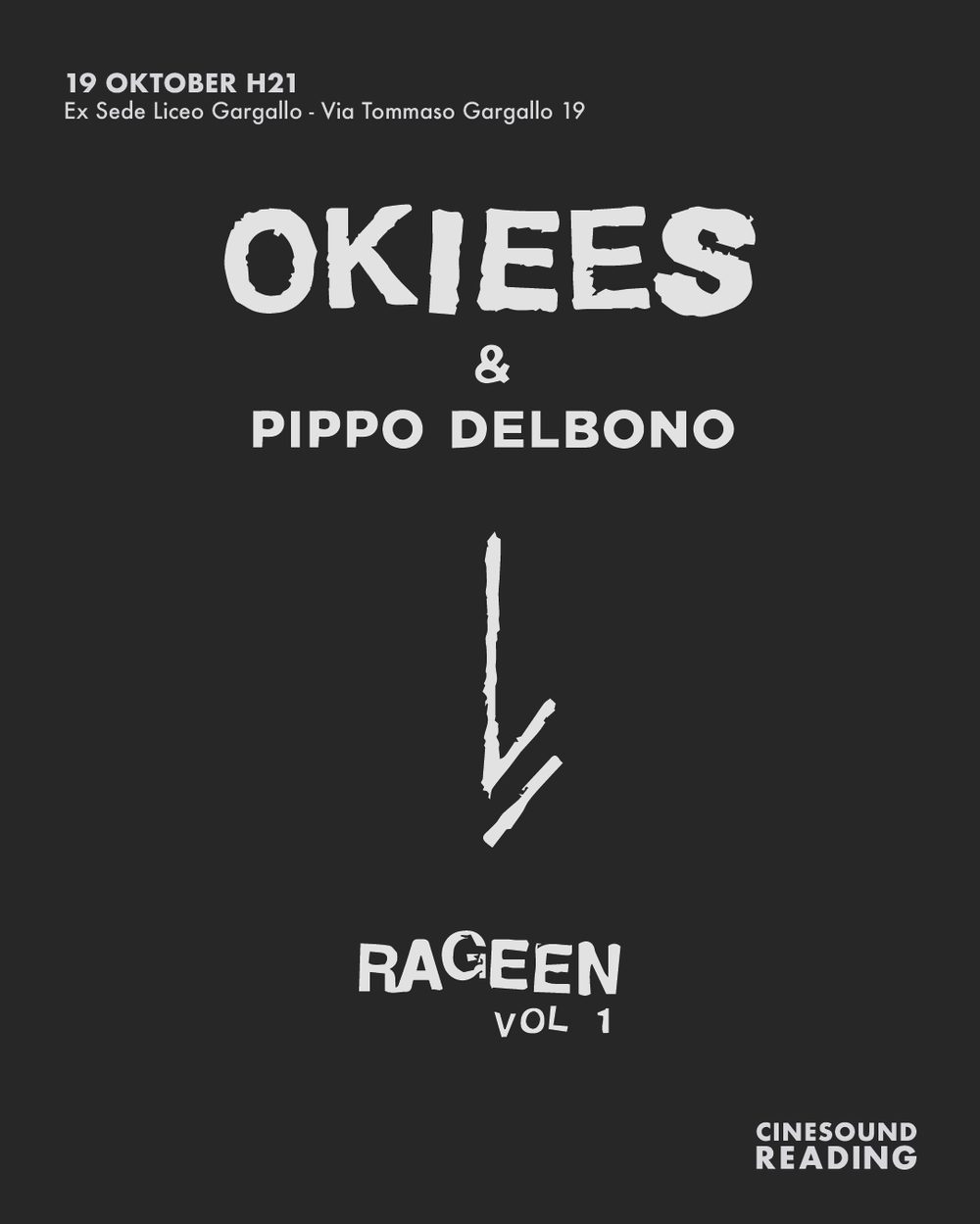 Okiees & Pippo Delbono - Rageen Vol. 1